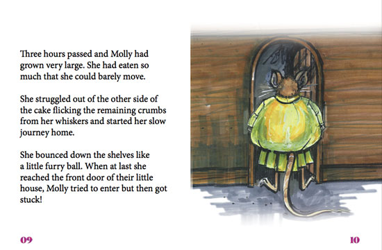 The King's Birthday Cake, pages 9 & 10