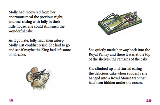 The King's Birthday Cake, pages 19 & 20